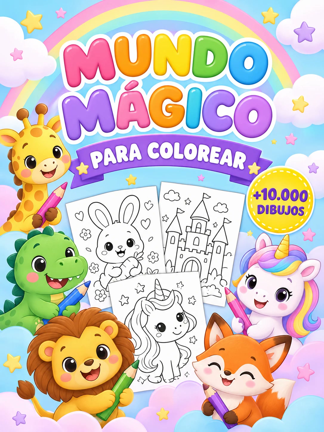 Mundo Mágico para Colorear
